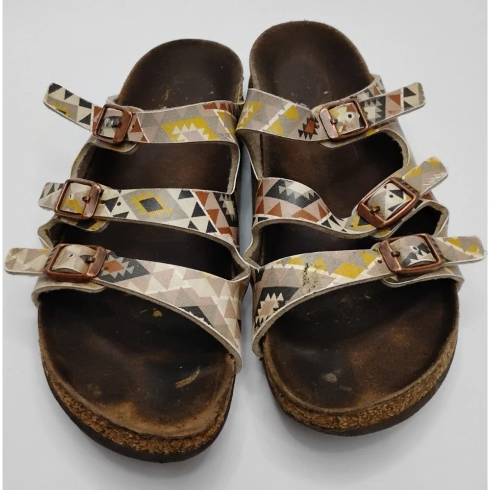 BIRKENSTOCK Florida Fresh Vegan Aztec Size Womens US 6  EU 37 240